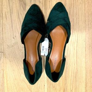 Maurices Green Shelby D’Orsay Flat Shoe